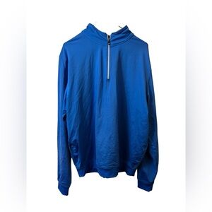 FOOTJOY | pullover quarter zip the golf club XL blue
